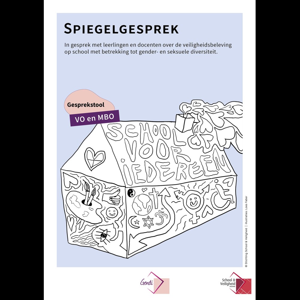 Tool voor een spiegelgesprek over veiligheid en gender- en seksuele diversiteit op school